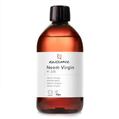 Abbildung von Naissance Neemöl Nativ (Niemöl) (Nr. 235) 450ml Reines, Natürliches, Feuchtigkeitsspendend, Nährend &amp; Pflegend für Haare, Gesicht, Haut, Nägel