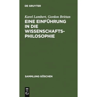 Abbildung von Eine Einführung in die Wissenschaftsphilosophie (Sammlung Göschen, 2236, Band 2236)