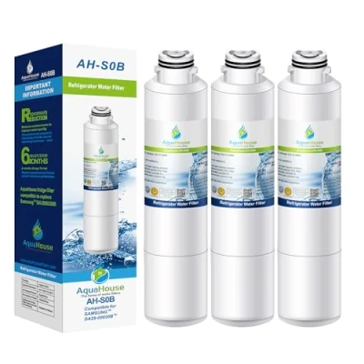 Abbildung von AquaHouse 3X AH S0B kompatibel für Samsung DA29 00020B, HAF CIN/EXP Wasserfilter, DA97 08006A B, 00020A Kühlschrank Wasserfilter