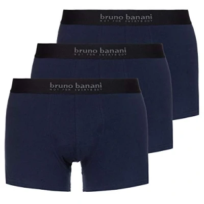 Abbildung von Bruno Banani 3 PACK Panties, Herren, Größe: Large, Blau (navy)