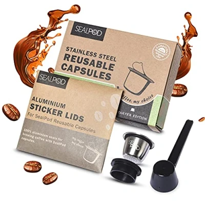 Abbildung von Wiederverwendbare Kaffeekapsel geeignet für Nespresso® Sealpod Starter Edition