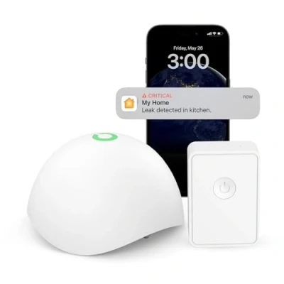 Abbildung von Meross Smart Wassermelder Starter Kit Inkl. Hub (MS400HHK EU)