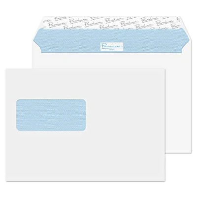 Abbildung von Blake Office 34217 Briefumschläge mit Haftklebeverschluss, C5, 162 x 229 mm, 120 g/m², hochweiß, 500 Stück
