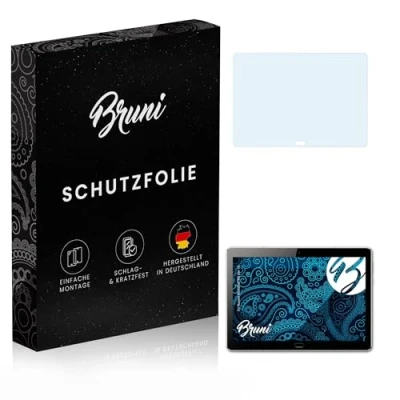 Abbildung von Bruni Schutzfolie kompatibel mit Huawei MediaPad M3 Lite 10 Folie, glasklare Displayschutzfolie (2X)