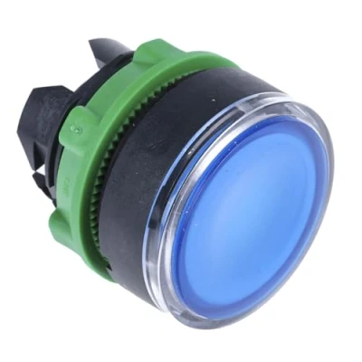 Abbildung von Schneider Electric ZB5AW363, Blau, Kunststoff, Harmony XB5, IP69K, 29 mm, 30 mm