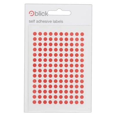 Abbildung von Blick roter Kreis Aufkleber 5mm (980 Aufkleber)