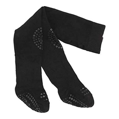 Abbildung von BABYGO Unisex Baby antislip panty zwart, 6 12 GoBabyGo rutschfeste Strumpfhosen Schwarz 12M, Schwarz, 9 Monate EU