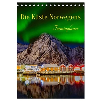 Abbildung von Die Küste Norwegens Terminplaner (Tischkalender 2025 DIN A5 hoch), CALVENDO Monatskalender