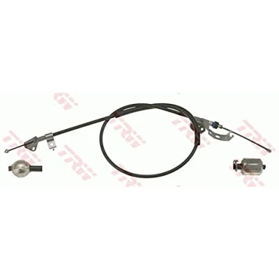 Abbildung von TRW GCH419 Handbremsseil 1478, 1235 Trommelbremse CITROËN: C1 I, TOYOTA: Aygo, PEUGEOT: 107 Schrägheck