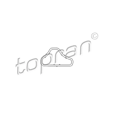 Abbildung von TOPRAN 100 261 Dichtung, Kühlmittelflansch motorseitig VOLKSWAGEN: GOLF 3, 2, Passat B3/B4 Variant, SEAT: Ibiza 2
