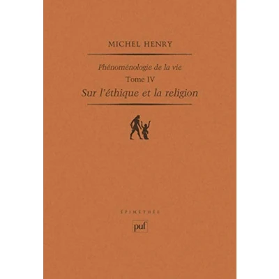 Abbildung von Sur l&#039;éthique et la religion: Phénoménologie de vie. Tome IV