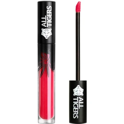 Abbildung von All Tigers Natural &amp; Vegan Gloss Lipgloss, Damen, Größe: 8 ml, Glossy raspberry red live with passion