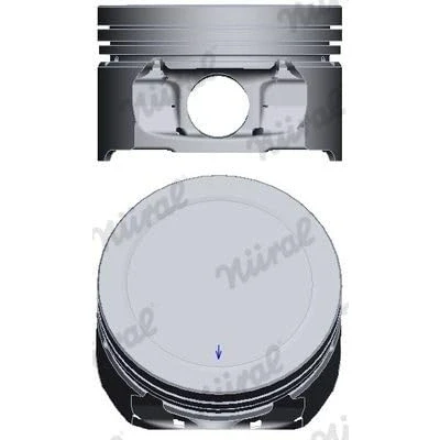 Abbildung von NÜRAL 87 139407 00 Kolben 79 PEUGEOT: 207 Schrägheck, 307 SW, 308 I CITROËN: Berlingo / First