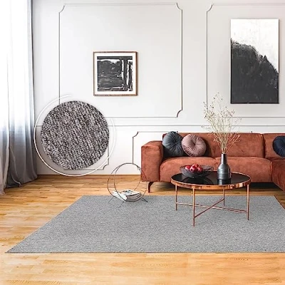 Abbildung von Paco Home Teppich &quot;Barcelona 610&quot;, rechteckig, Kurzflor, meliert, strapazierfähige Qualität, Wohnzimmer