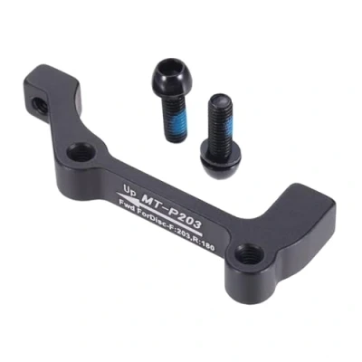 Abbildung von SURIEEN Fahrrad Scheibenbremsen Adapter, Ersatzteile Adapter Bremshalterung Brems Montagehalterung für M140/160/180/203 mm Rotor(IS F203/R180)