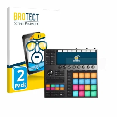 Abbildung von BROTECT (2 Stück Schutzfolie für Native Instruments Maschine + Displayschutz Folie Ultra Klar