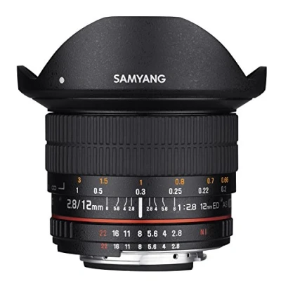 Abbildung von Samyang 12mm F2.8 Ultra Wide Fisheye Lens for Canon EOS EF DSLR Cameras Full Frame Compatible