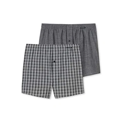 Abbildung von Schiesser 2 PACK Boxershorts, Herren, Größe: Small, Schwarz
