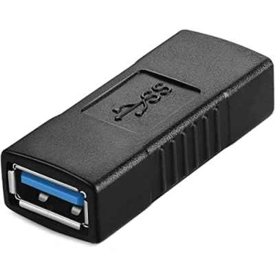 Abbildung von CABLEPELADO USB Spleiß, Koppler Adapter, A Buchse auf Buchse, Übertragung bis zu 5 Gbit/s, Spleißkabel, 3.0, Schwarz