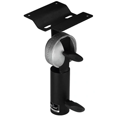 Abbildung von MONACOR PAST 68/SW Aufsteck Neigeadapter mit Montageplatte schwarz, 110090