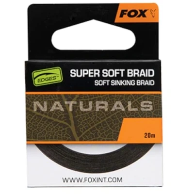 Abbildung von Fox Edges Naturals Soft Braid Vorfachmaterial 35lb (20m) Karpfen