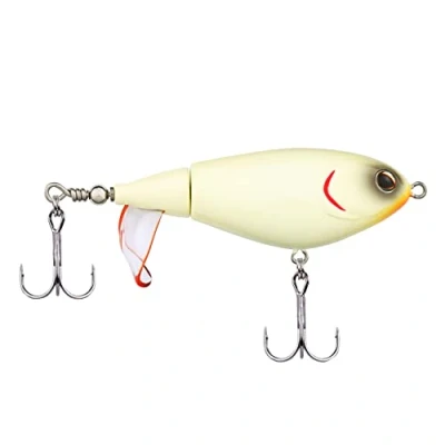 Abbildung von Berkley Choppo Topwater Angelköder leicht zu handhabender Prop Köder für Barsche und Raubfische, erzeugt maximale Oberflächenstörung Geräusche 7,5cm / Gräte