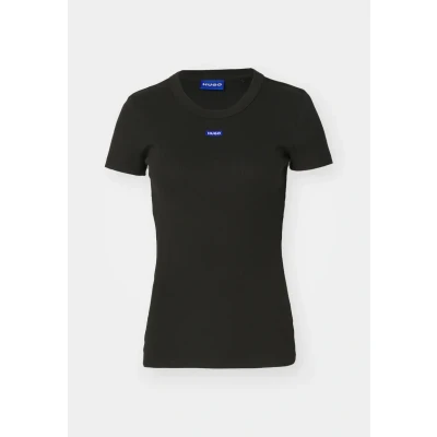 Abbildung von HUGO EASY TEE Tshirt basic, Damen, Größe: XS, Black