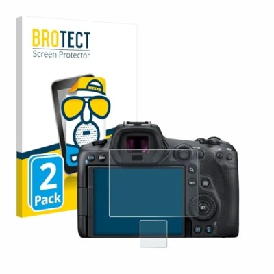 Abbildung von BROTECT Entspiegelungs Schutzfolie für Canon EOS R5 (2 Stück) Matte Displayschutz Folie, Anti Reflex, Fingerprint