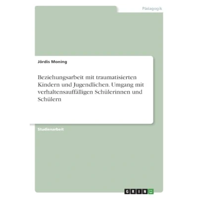 Abbildung von Beziehungsarbeit mit traumatisierten Kindern und Jugendlichen. Umgang verhaltensauffälligen Schülerinnen Schülern