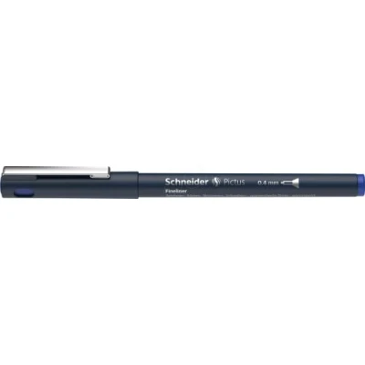 Abbildung von Schneider Pictus Fineliner Stift, 0,4 mm Linienbreite, blau