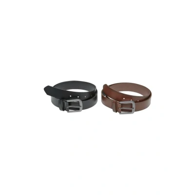 Abbildung von Urban Classics EASY 2PACK Gürtel, Herren, Größe: L/XL, Black silver brown