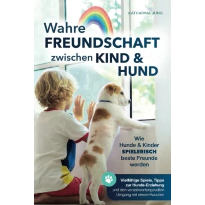 Abbildung von Wahre Freundschaft zwischen Kind und Hund Wie Hunde Kinder spielerisch beste Freunde werden: vielfältige Spiele, Tipps zur Hundeerziehung dem verantwortungsvollen Umgang mit einem Haustier