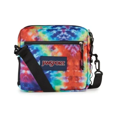 Abbildung von JanSport Unisex Erwachsene Central Accessory Bag Zentrale Adaptive Zubehörtasche, Rot/Multi Hippie Days, 6L