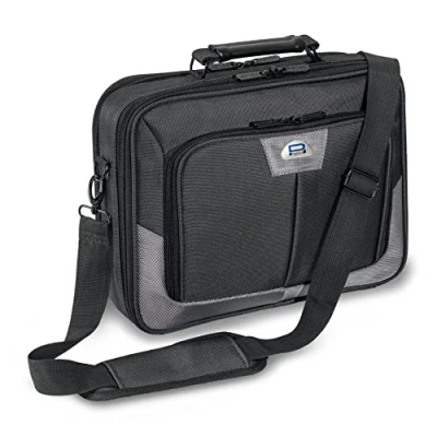 Abbildung von PEDEA Laptoptasche Premium Notebook Tasche bis 13,3 Zoll (33,8 cm) Umhängetasche mit Schultergurt, Grau