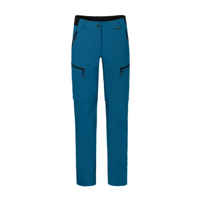 Abbildung von Bergson Zip Off Hose PORI Zipp Damen Wanderhose, robust, elastisch, Langgrößen, Saphir blau