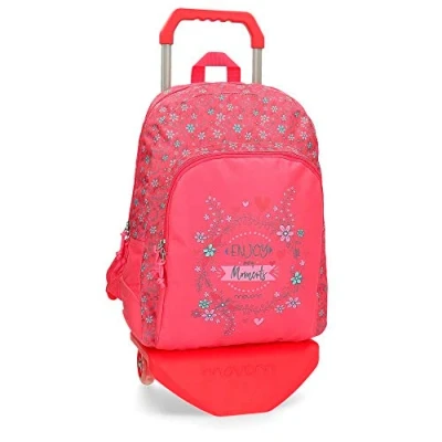 Abbildung von Movom Enjoy Rucksack mit Trolley Rosa 33x44x13,5 cms Polyester 19.6L