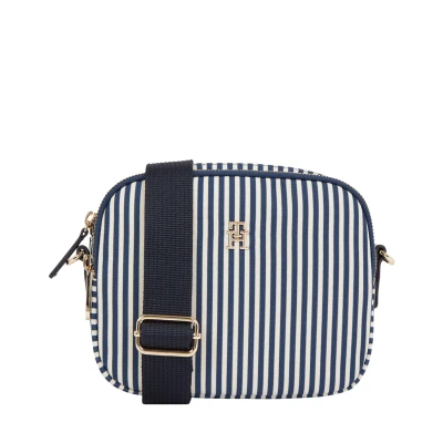 Abbildung von Tommy Hilfiger Poppy Summer Camera BAG Umhängetasche, Damen, Größe: One Size, Blue