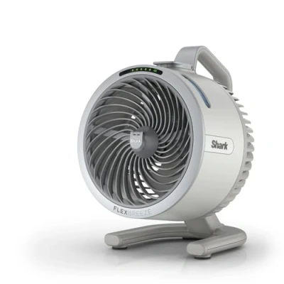 Abbildung von Shark FlexBreeze HydroGo Starker Ventilator mit Sprühnebel, Kühlung für drinnen &amp; draußen, leise langlebig, kabelgebunden kabellos, kompakt leicht, 5 Geschwindigkeiten, Taube FA050EUDV