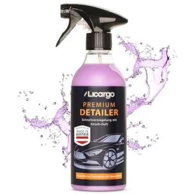 Abbildung von LICARGO® Detailer (500ml) unglaublicher Glanz &amp; Abperleffekt schnelle Lackpflege mit Keramikversiegelung Quick Auto als Sprühversiegelung Lackreiniger, Schnellversiegelung
