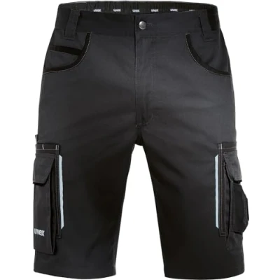 Abbildung von Uvex Tune Up Arbeitshosen Männer Kurz Shorts für die Arbeit Schwarz Gr 30W/Etikettengröße 44