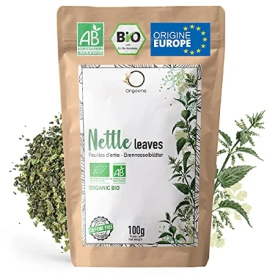 Abbildung von ORIGEENS Bio BRENNNESSEL TEE 100g Brennesseltee Entwässerungstee, Detox und remineralisierender Kräutertee Brennessel getrocknet