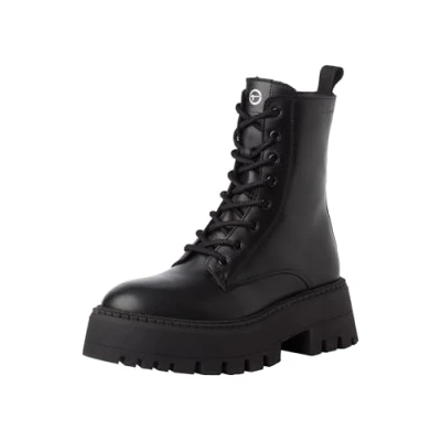 Abbildung von Tamaris Sportliche Touchit Plateaustiefelette, Damen, Größe: 37, Black Schuhe