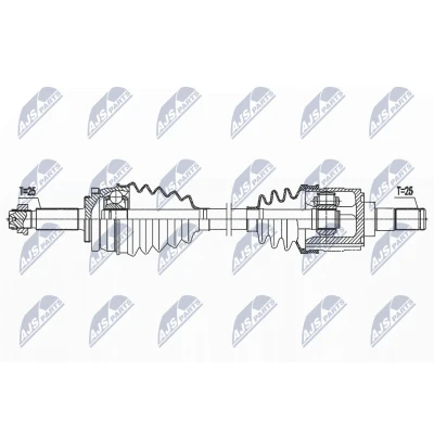 Abbildung von Antriebswelle NTY NPW HY 618