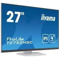 Abbildung von iiyama Prolite T2752MSC W1 68.6cm 27&quot; IPS LED Monitor FullHD 10 Punkt Multitouch optisch gebondet kapazitiv HDMI DP USB3.2 7H Anti Fingerprint Weiss