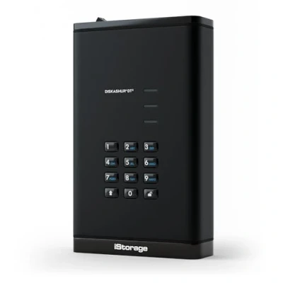Abbildung von iStorage diskAshur DT3 256 Bit, 8 TB, FIPS Level 3 Zertifiziert, sichere verschlüsselte Desktop Festplatte, passwortgeschützt