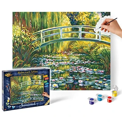 Abbildung von Schipper Malen nach Zahlen Meisterklasse Premium Seerosenteich Claude Monet (1840 1926), Made in Germany