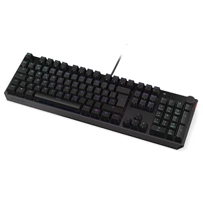 Abbildung von ENDORFY Thock NO Brown, Kailh Brown Tactile switches, Full Size Mechanical Keyboard, Nordic Layout, PBT keycaps, Volume Control knob EY5B009, Schwarz