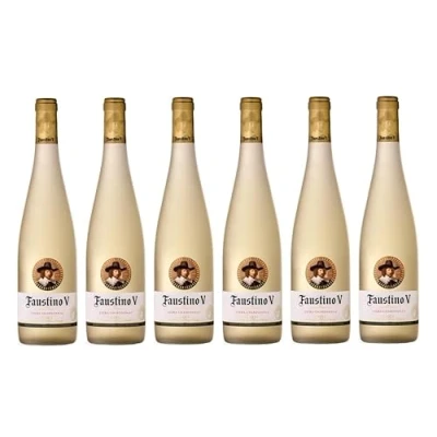 Abbildung von 6x 0,75l 2023er Faustino V Blanco Viura &amp; Chardonnay Rioja D.O.Ca. Spanien Weißwein trocken