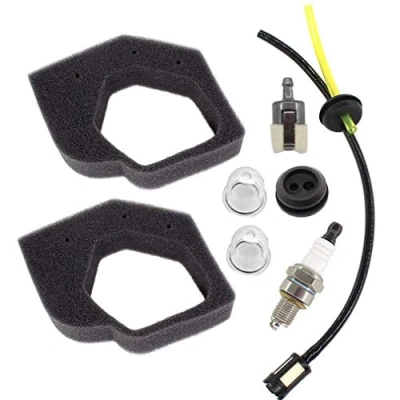 Abbildung von AISEN 2x Luftfilter mit Zündkerze Benzinfilter Passend für GX25 GX25N GX25NT HHT25S UMK425 ULT425 Motor 17211 Z0H 000