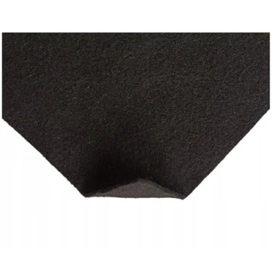 Abbildung von TAPHICEROS Filzstoff, Schwarz, 250cm x 150cm 2mm, Nadelfilz Superflex, Bespannstoff aus Filz, Meterware, Innenraumverkleidung Bezugsstoff Bastefilz für DIY Auto Box Liner